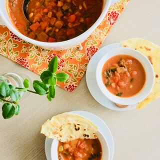 Mixed beans tomato curry